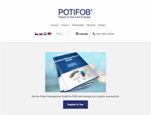 Tablet Screenshot of potifob.com
